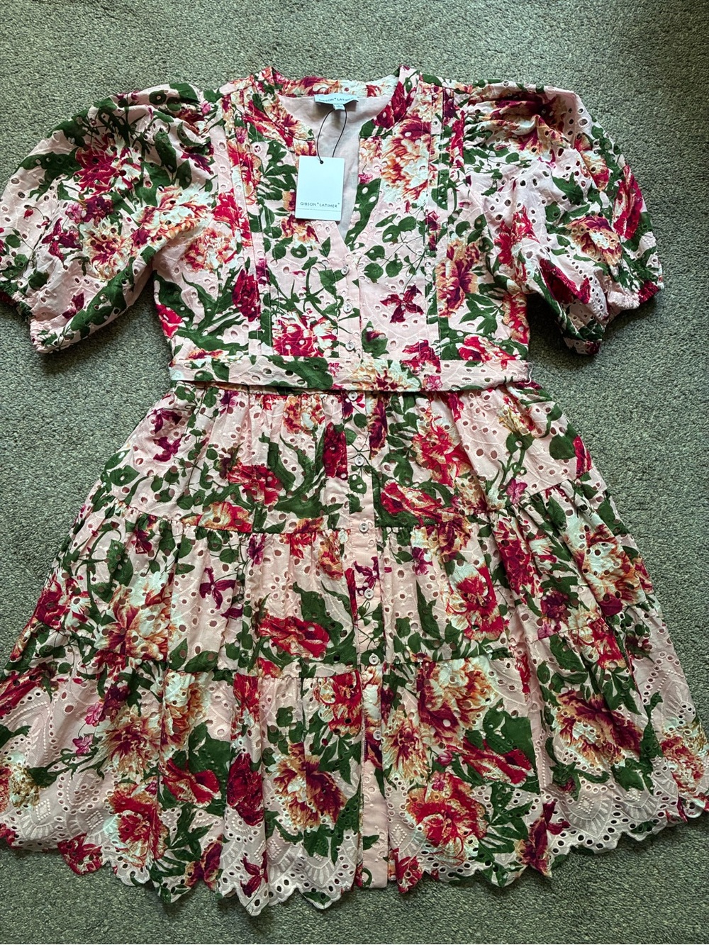 NWT Gibson Latimer Floral Cottagecore Dress (S)